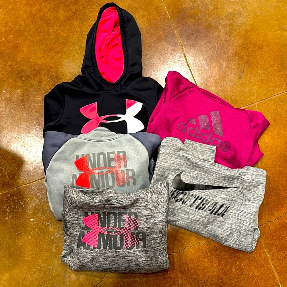 Girls Youth Medium hoodies LOT.